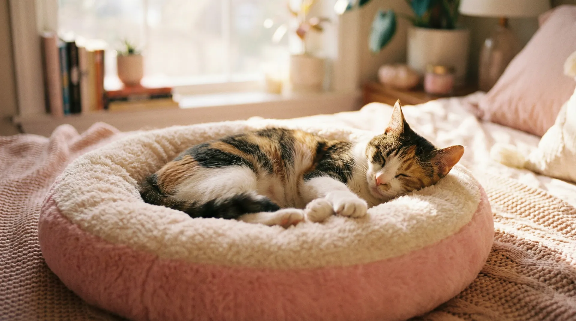 三花猫安静入睡 - 无极磁力